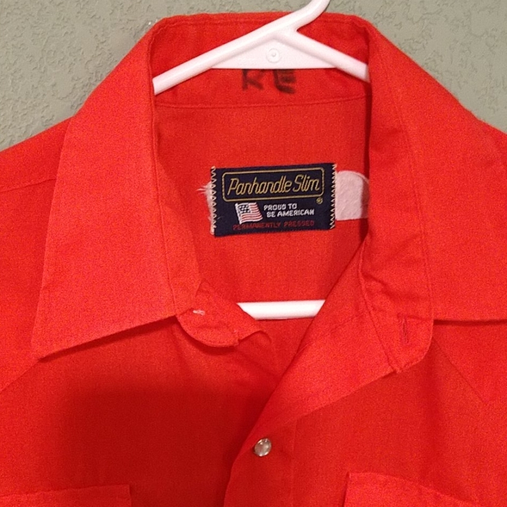 Vintage Panhandle Slim Pearl Snap Shirt - Picture 2 of 5
